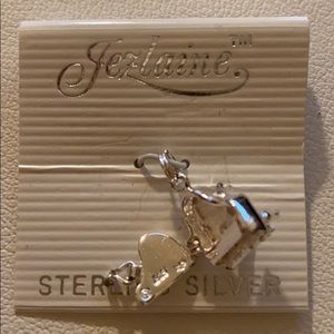 Jezlaine Sterling silver piano pendant charm